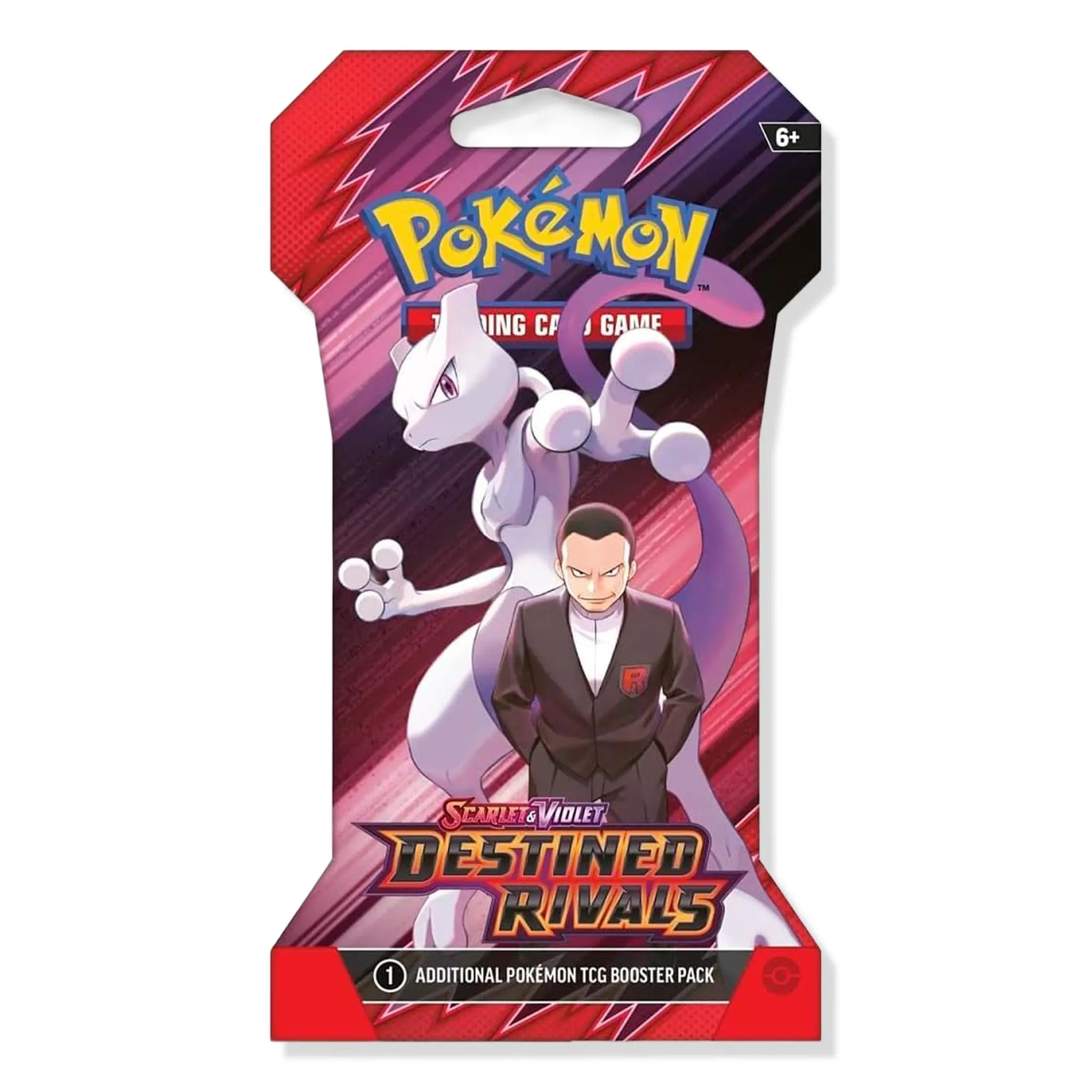 Front View of Pokemon Scarlet & Violet Destined Rivals 8 Booster Pack (2025)